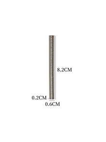 klimonla 50pcs Magnets Sizer For Length Measure For Acrylic Nails Cylindrical Strong Magnetic Multifunction Manicure Lodestone,Nail Supplies,Nail Tools,Nail Art Tools,Back To School,Nails,Nail Tools For Press On Nails - Silver - View 7