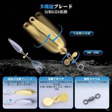 完成仕掛け ウェットフライ付き ブレード付き 圧倒的な飛距離 クジャクの羽 バイブレーション 渓流 湾岸 管理釣り場 管釣り 源流 支流 遠投 テンカラ トラウト釣り（ブルー*10 ブラック*10 2# 20個セット） - 7g 2# 20個セット - チェックする 3