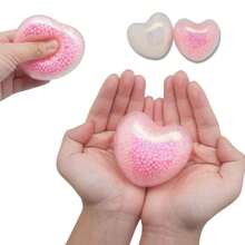 10PCS Valentines Stress Balls Bulk For Valentine Party Favors, Heart Squeeze Fidget Ball Toys For Adult, Valentine School Classroom Rewards Exchange Gift,Kids Toys, Boy Toys, Toys For Girl, Toys For Kids - Assorted Varieties - Multicolor - View 5