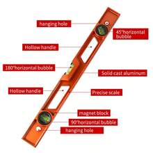 Heavy Duty Spirit Level Set - High Accuracy, Shock & Impact Resistant - Multicolor - View 8