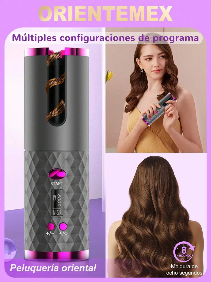 Automatic Cordless Ceramic Hair Curling Iron