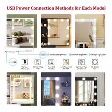 [Top-Wahl für Halloween- und Weihnachtsgeschenke] Schminktisch mit Spiegel, Frisiertisch, Make-up-Tisch mit Schubladen – skandinavischer moderner Stil, Massivholzkonstruktion, dimmbare LED-Touch-Sensor-Leuchten, geräumiger Aufbewahrungs-Organizer mit mehreren Fächern für alle Kosmetika, Hautpflegeprodukte, Schmuck und Accessoires | Perfekter Schminktisch für Schlafzimmer, Badezimmer, Organizer für Studentenwohnheime | Minimalistische, frische Ästhetik, mädchenhafte Wohnkultur, tolles Geschenk für Frauen, Teenager, Brautparty-Geschenk, lokales Lager