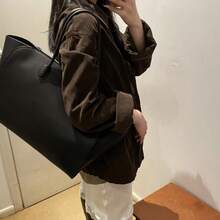 Men Tote Bags - Marlo17 Lychee Black - View 5