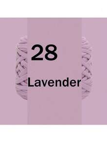 1卷300克±20克T恤纱线，2厘米宽，梭织针织柔软多用途纱线，适合DIY手工艺品，可用于钩编和编织包袋、靠垫、玩偶、毯子、拖鞋和其他手工钩编项目。 - 彩色 - 查看 48