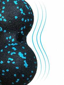 2pcs/Set Peanut Massage Ball, High Density Lightweight Fitness Ball, EPP Yoga Relaxation Ball, Body Exercise Yoga Ball, Peanut Shaped Massage Roller