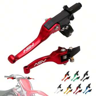 适用于川崎越野摩托车改装的CNC铝合金7/8英寸（22毫米）车把刹车离合器杆套装