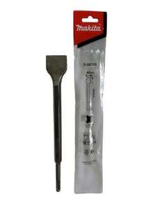 Cincel plano SDS modelo D08735, diseñado para tareas de demolición, corte y ranurado en concreto, piedra o mampostería. Fabricado con acero de alta resistencia que garantiza durabilidad y rendimiento constante. Compatible con martillos perforadores SDS Plus, ofrece excelente precisión y eficacia en cada golpe. Ideal para profesionales y trabajos de construcción que requieren herramientas resistentes y confiables. - Gris - Ver 1