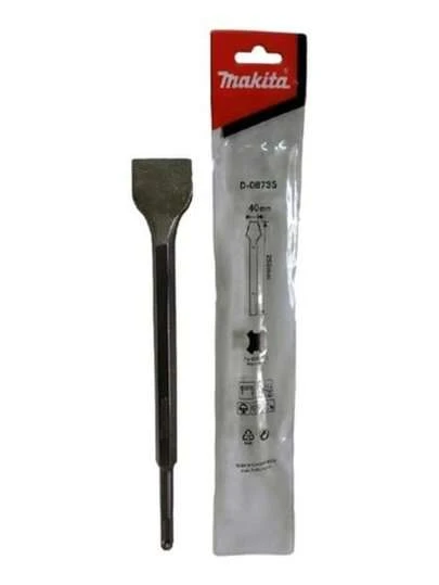 Cincel plano SDS modelo D08735, diseñado para tareas de demolición, corte y ranurado en concreto, piedra o mampostería. Fabricado con acero de alta resistencia que garantiza durabilidad y rendimiento constante. Compatible con martillos perforadores SDS Plus, ofrece excelente precisión y eficacia en cada golpe. Ideal para profesionales y trabajos de construcción que requieren herramientas resistentes y confiables.