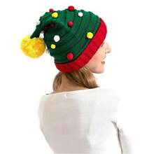 1pc Christmas Hats Funny Hats Xmas Holiday Party Costume Favors Gifts Accessories For Adults For Both Men And Women's Christmas And New Year Celebrations, Holiday Accessories, Christmas Hat, Holiday Headwear, Joke Design, Durable Headwear, Christmas Hat, Christmas Hat, Christmas Hat