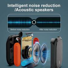 JYX amplificador de voz para el profesor con auriculares con micrófono con cable y la cintura, recargable sistema PA Soporte MP3, AUX in, REC para la enseñanza, reunión, presentación - Negro - Ver 5