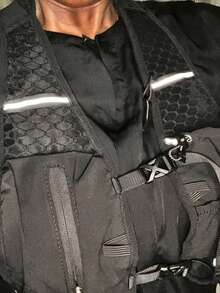 حقيبة ظهر للجري، حقيبة ترطيب صغيرة (حقيبة ظهر فقط) خفيفة الوزن، قابلة للتنفس ومقاومة للعرق، حقيبة ظهر للجري قابلة للتعديل للجري في المسارات والماراثون والجري والدراجات الهوائية (حقيبة ظهر فقط بدون حقيبة مياه)