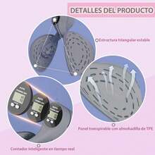 RAINBOWSTREET Ejercitador de Muslo - Entrenador Muscular Multifuncional del Suelo Pélvico con Contador, Puede Ejercitar los Glúteos y la Cara Interna de los Muslos, Brazos y Piernas (Gris) - 1 - Ver 3