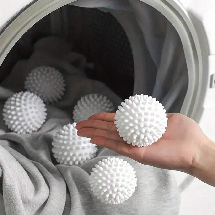 2pcs Reusable Laundry Ball Set – Removes Lint, Softens Clothes, Prevents Tangles, Reduces Wrinkles, No Electricity Required. Laundry Accessories, Extra-Large Washer-Dryer Balls, Washing Machine Balls, Washer-Dryer Balls, Dryer Sheets. - 隨機顏色 - 查看 1
