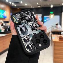 Funda para móvil con diseño de anime de Obanai Iguro, compatible con teléfonos ,  17,  16 Pro Max,  15 Pro Max,  13 y  12. Fabricada en TPU, ofrece protección contra golpes y caídas. Ideal para fans del anime, amigos, familiares, cumpleaños y Halloween. - Negro - Ver 6