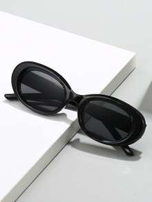 1 pezzo Occhiali decorativi ovali di moda Y2K - Multicolore - Visualizzare 3