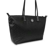 Large Studded Shopper Tote |  | Women Top Handle Bags - màu đen - Xem 3
