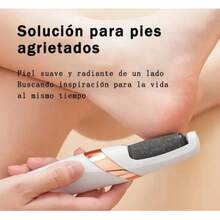 Removedor de callos eléctrico, lima electrónica portátil para pies, herramientas de pedicura, lima depuradora de pies impermeable, cuidado de pies para piel muerta, agrietada y seca, manicura, cuidado de uñas, cutículas, arte de uñas. - Rosa - Ver 2