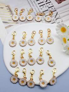 Brelocuri cu flori 5/10/20 buc, potrivite pentru cadouri, portofele, rucsacuri, rucsacuri și genți de mână, diverse culori, catarame pentru drumeții, cadouri de Ziua Recunoștinței