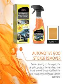Multi-Purpose Adhesive Remover - Removes Glue, Stickers, Double-Sided Tape, Clean & Residue-Free, Suitable For Doors, Glass, Tiles, Floors, Home & Construction Cleaning