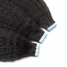 5/10 Sheets Hair Extension Tape Tabs Double Sided Replacement Tape In Hair Extensions Adhesive Hair Extension Tapes Hair Extension - Blue - View 4