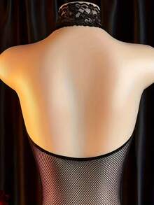 Sexiga underkläder, sexig body för kvinnor - transparent mesh-body med grenlös urringning, bröstknytningsdesign, lämplig för alla årstider, alla hjärtans dag, bröllop, jul, halloweendräkt, body, romantisk kväll, elegant och figurnära, välgjord, sexig och charmig, andningsbart tyg, sovrumskläder, sovrumsmode, utsökt struktur, sovrumskläder, sovrumsstil, dejtkväll - Multifärgad - Visa 5