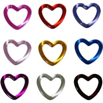 20pcs Fashionable Minimalist Acrylic Colorful Solid Heart Beads For DIY Hair Accessories, Decorative Materials, Everyday Versatile Gift For Friends