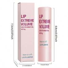 3D Shaping Lip Plumper, Infused With Ginger Oil For Ultimate Fullness, Moisturizing Lip Balm, Nourishing & Hydrating, Ideal For School, Travel, Wedding, Cosplay, Valentine's Day, Halloween, Christmas, Essential For Autumn/Winter - Pink - View 4