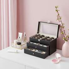 Jewelry Armoires & Chests - Black - View 4