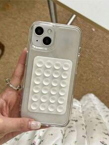 1PC Silicone Suction Phone Case Mount,Phone Suction Grip,Octobuddy,Sticky Phone Grip, Adhesive Phone Stand Sticky For Cell Phone Seamless Adhesion, Suitable For Bathroom, Kitchen, Bedroom, Living Room, Dining Room, Gym, Car, Travel Essentials, Travel School Supplies, School Supplies, Holiday Camping, Holiday Essentials, Vacation Accessories, Mini Summer - 彩色 - 查看 12