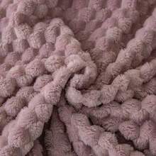 Nueva manta de franela gruesa, perfecta para siestas en la oficina, en el sofá o como regalo; cálida y cómoda, cobija suave y abrigadora, manta moderna para casa, manta ideal invierno, accesorio de descanso - Verde - Ver 3