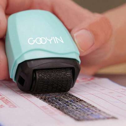 1 Leak Proof Rolling Seal, Suitable For Covering Information On Express Delivery Orders! Stationery Privacy Protection Cover To Prevent Address Leakage! Address Protection, File Security, Careful Covering, Compact Stationery, High-Quality Stationery, Tear Resistant Film, Privacy Protector, Information Hiding, Delivery Company, Office Supplies