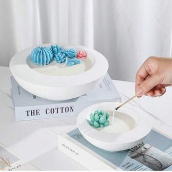 Asymmetrical Round Bowl Silicone Mold, L/S Smooth Mold, Silicone Mold, Plaster Mold, Resin Mold, Concrete Mold