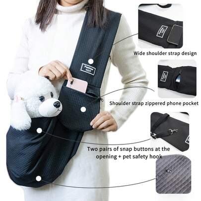 New Backpack, Shoulder Bag, Crossbody Bag, Autumn/Winter Cat And Dog Carrier, Suitable For Pomeranian, Cat Carrier, Cat Backpack, Bicycle Trailer