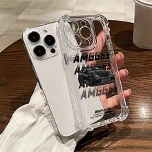 AMG G63 Qué declaración tan audaz Qué poderosa funda protectora para teléfono Compatible con fundas para teléfonos   17  16 Pro Max  15 Pro Max  13 y  12 Hecho de material de TPU, brinda protección contra golpes y caídas Es un gran regalo para familiares, amigos, novios, novias y Halloween - transparente - Ver 1