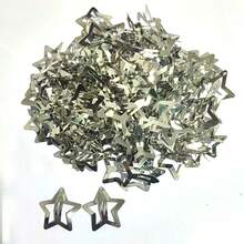 10/20/30个装女士银色五芒星发夹，DIY发饰，圣诞袜填充物，女士圣诞袜填充物，礼物，女士圣诞袜填充物，成人圣诞袜填充物，发饰，女士配饰，圣诞袜填充物，成人礼发饰，发饰，女士礼物创意，美容圣诞袜填充物，女士优雅爪夹礼物 - 銀色 - 查看 11