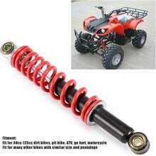 Amortiguador delantero trasero para motocicleta Pit Bike ATV Go Kart de 50-125, amortiguadores de acero inoxidable Amortiguador trasero delantero de 270 mm - 1 - Ver 4
