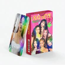 KATSEYE 小卡套装 - Sophia、Lara、Chanelle、Daniela、Yoonchae、Manon，新专辑及歌曲，Kpop 粉丝周边，60 张《Beautiful Chaos》专辑全息卡，卡片收藏，派对用品，圣诞礼物，小礼物，收藏品 - 彩色 - 查看 6