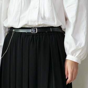 1 pieza Cinturón de estilo punk/gótico, accesorio versátil para vestidos, faldas y ropa casual