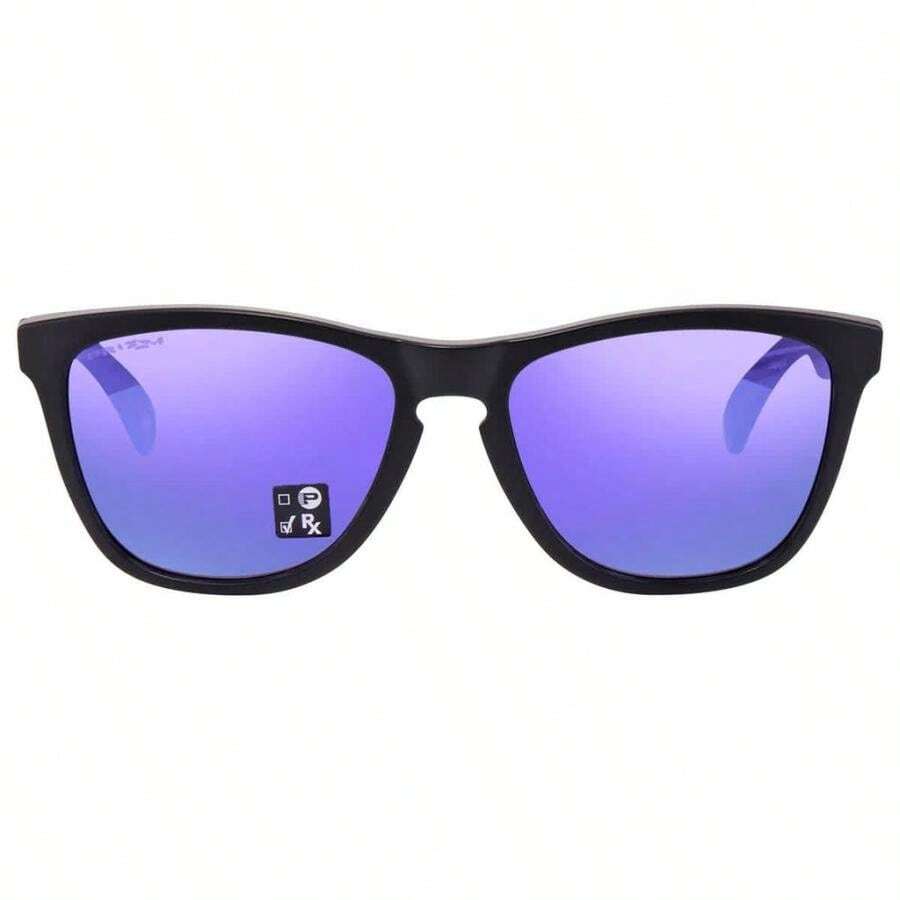 Oakley Frogskins Prizm Violet Square Men's Sunglasses OO9013 9013H6 55 | | Men Sunglasses - 霧面黑 - 查看 1