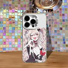 Funda para teléfono Junko Enoshima D-Danganronpa para 17,16,15,14,13,12,11,Pro,Max,Plus,E, cubierta blanca mate a prueba de golpes - Z2 - Ver 2