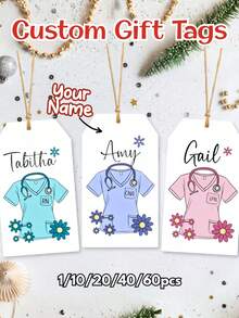 Mehrfarbige Geschenkanhänger