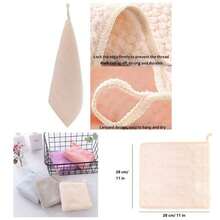 Toalla de mano de microfibra de secado rpido, 6 toallas de mano de cocina de secado rpido, sper absorbentes, de secado rpido y suave, suave y cmoda, adecuada para cocina, restaurante, jardn de infantes - Beige, rosa, morado, gris, azul - Ver 1