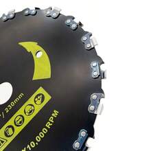 园艺工具配件 割灌机配件 锰钢锯片齿 9英寸（230毫米）修剪头