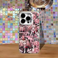 Funda para teléfono Junko Enoshima D-Danganronpa para 17,16,15,14,13,12,11,Pro,Max,Plus,E, cubierta blanca mate a prueba de golpes - Z2 - Ver 4