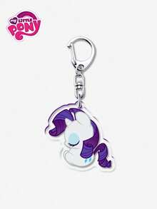 1/6pcs My Little Pony Anime Merchandise, Biki's Soft And Cute Cartoon Sleeping Posture Pendant, Acrylic Keychain Schoolbag Pendant, Christmas Gift For Mom, Birthday Gift, Valentine's Day Gift - Multicolor - View 4