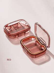 1pc Portable Mini Pill Box, One-Day Three-Meal Medicine Tablet Organizer, Compact Personal Medication Dispenser - Multicolor - View 8