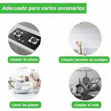 Esponjas Naturales para Lavar Platos Paquete de 12 Piezas Esponjas de Cocina Ecológicas Hechas de Algas y Pulpa de Madera de Secado Rápido Inodoro Utilizadas para Lavar y Limpiar Platos - amarilloverde - Ver 7
