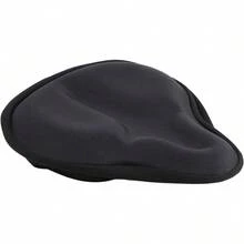 Diydeg Cojín para Asiento de Bicicleta, Funda Ancha Acolchada de Espuma y Gel para Asiento de Bicicleta para Hombres y Mujeres, sillín de Bicicleta para Bicicleta de montaña - 1 - Ver 2