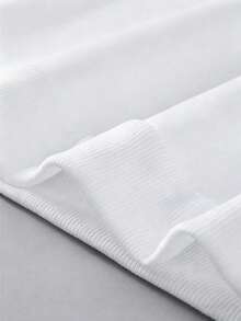 Men Letter Graphic Sweatshirt-Fall/Winter Casual Vintage Style Unisex Relaxed Fit Cotton Blend Long-Sleeve Crewneck Sweatshirt - 白色 - 查看 4