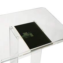 46.1in Acrylic Podium Stand, Clear Podium Stand, Acrylic Lectern Stand - thông thoáng - Xem 5
